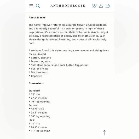 MAEVE by ANTHROPOLOGIE NWOT Classic Bee Print Track Pants in White - Picture 11 of 11